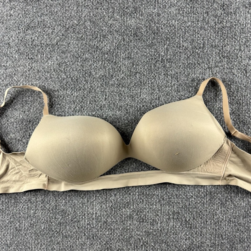 Victoria's Secret Incredible T-Shirt Bra Womens 34DD‎ Beige Padded Wireless